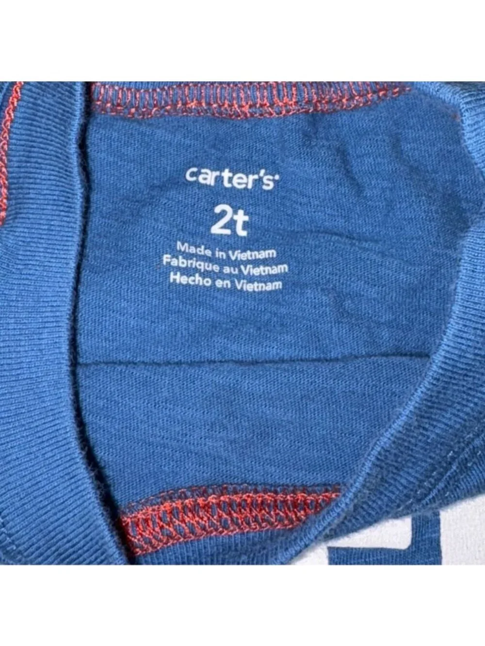 Carter's Toddler Boys Short Sleeve Basketball T-Shirt-Blue-2T-GUC